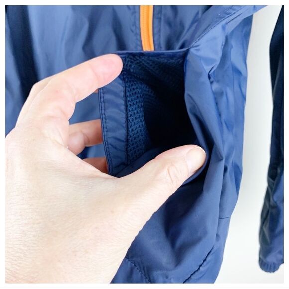 Columbia Blue and Orange Kids Glennaker Windbreaker Sz S EUC - Picture 4 of 11